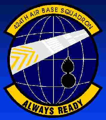 424 Air Base Squadron logo
