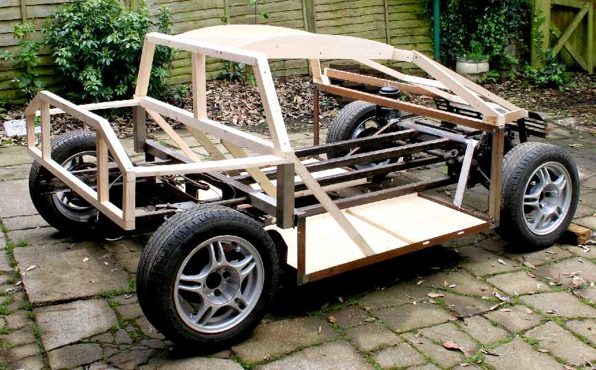 CITY SPORTS CAR COACH WORK BUILD A TIMBER FRAMED WOODEN ...