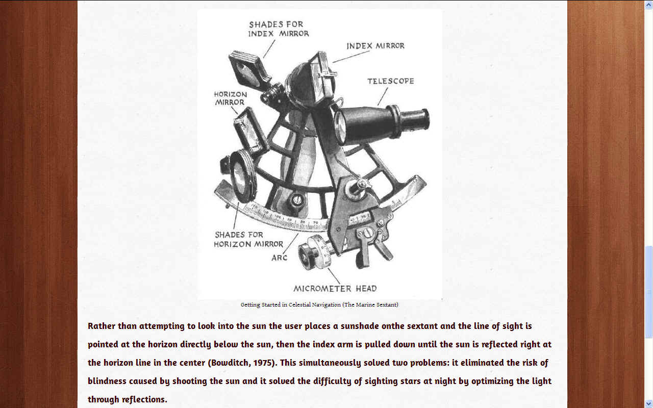 Sextant Chart And Watch