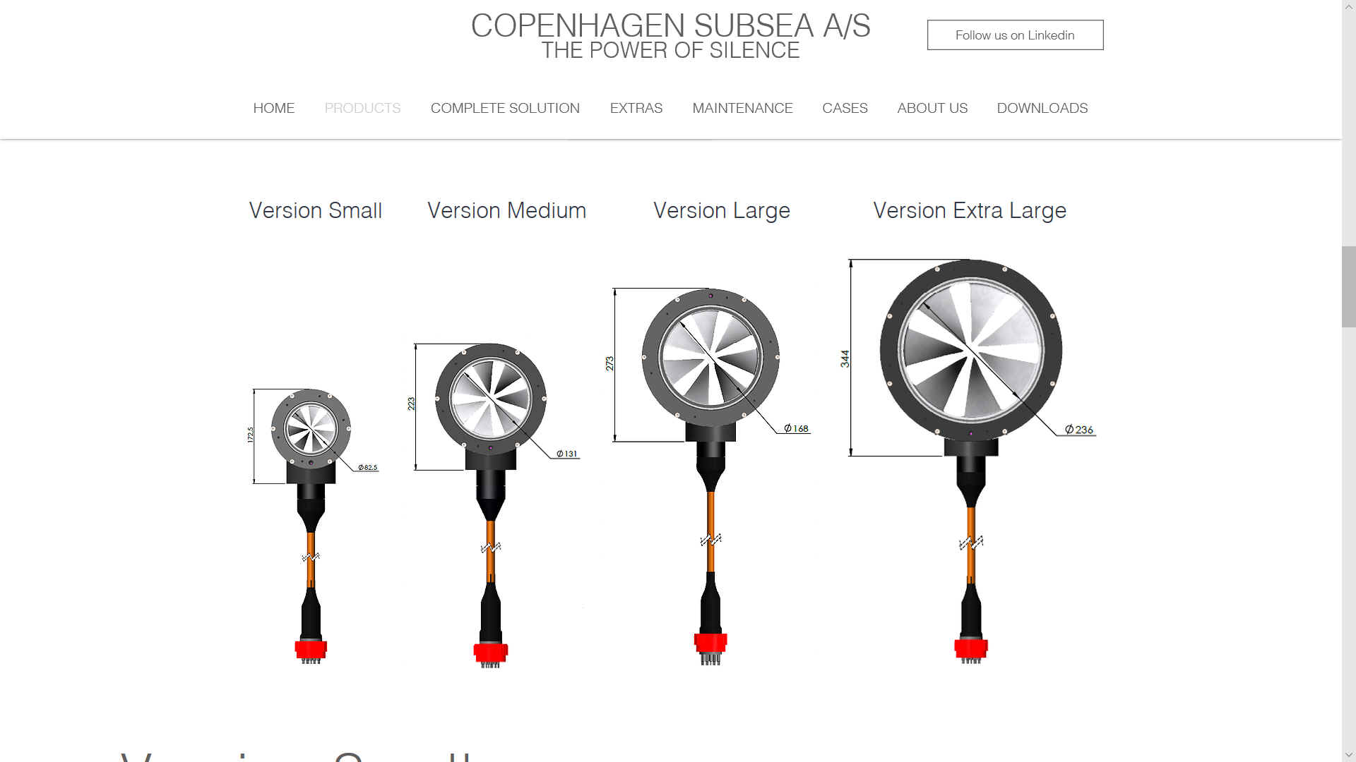 Copenhagen Subsea electric rim motors thrusters for ROVs