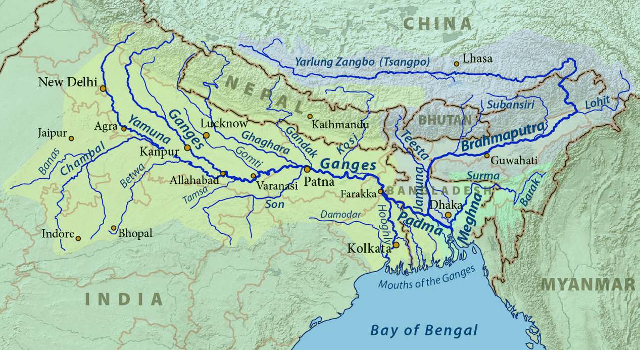 Ganges Rivers Brahmaputra Meghna Basin Pollution