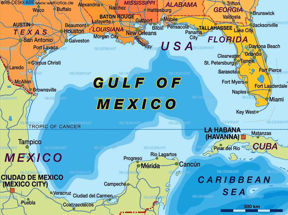 Gulf Of Mexico Rig Chart