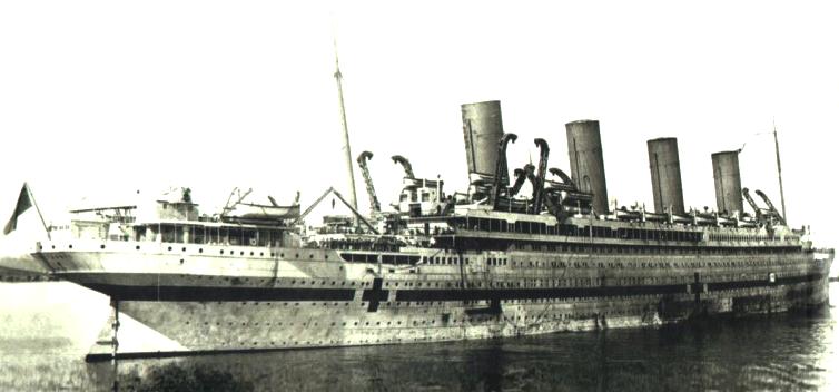 Britannic Mine Sinking U Boats Attack White Star Line