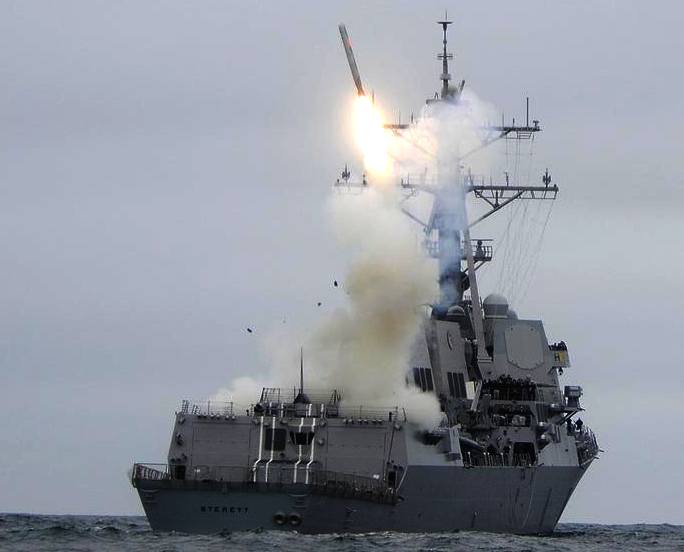 Launch of a Tomahawk cruise missile