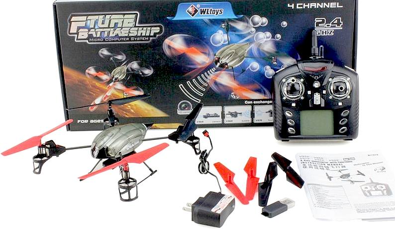 RC Spy Drone REAPER Electric Micro Airplane 3 Channel 2.4GHZ -RTF