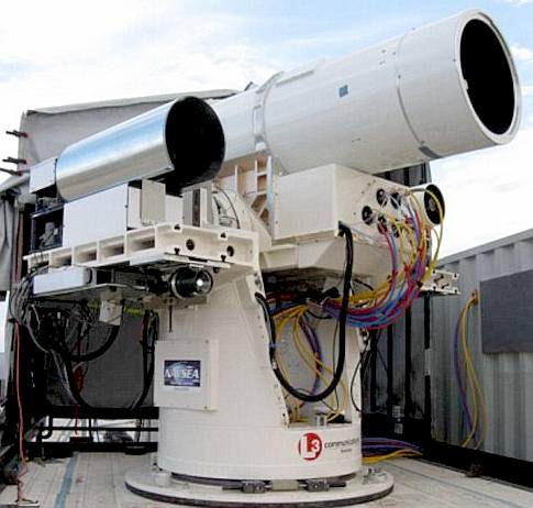 US Navy laser cannon