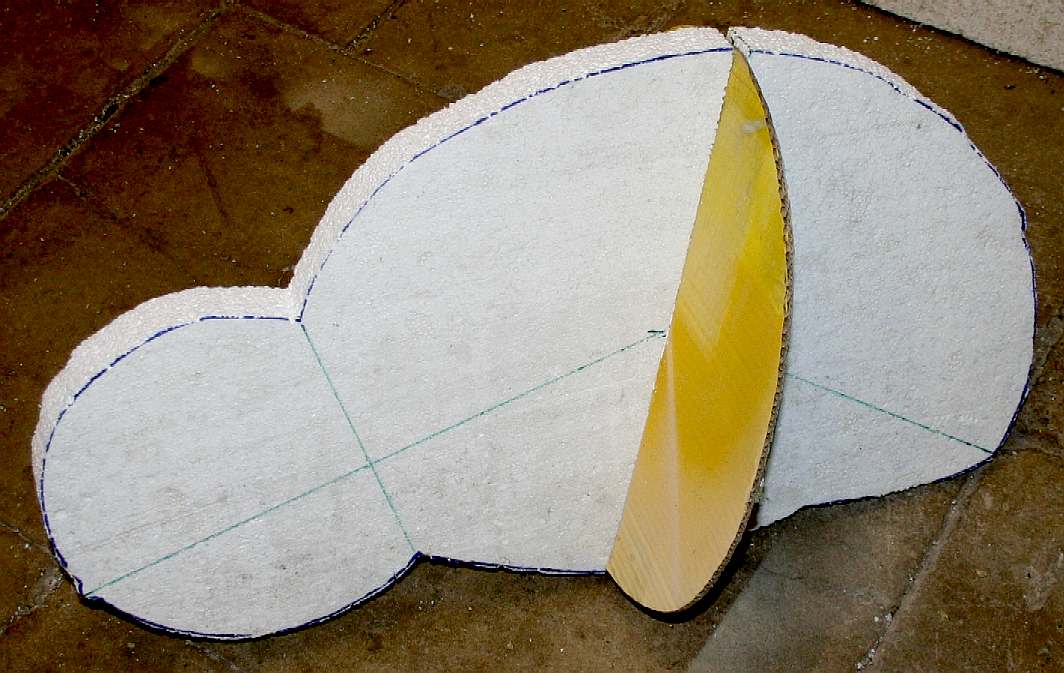 Making the tail artwork for the giant robot ant