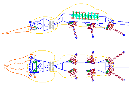 Autocad drawing of a giant robot ant