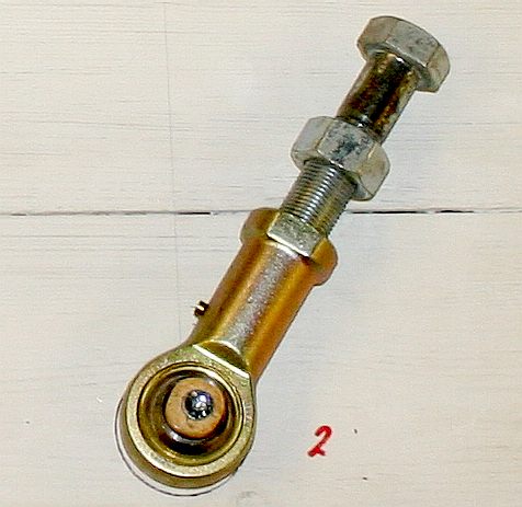 A ball joint and steel bolt