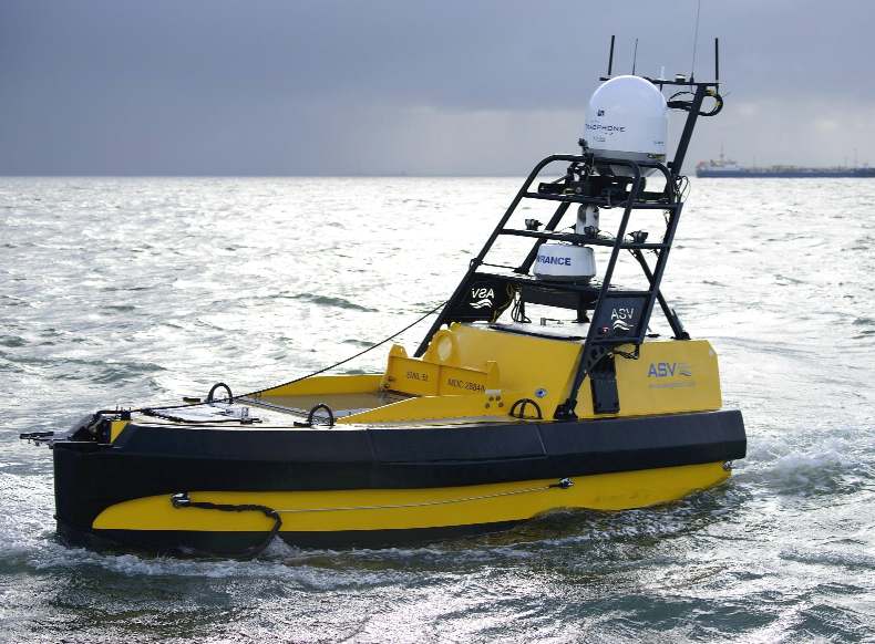 Unmanned surface vessel, the C-Worker by ASV Global
