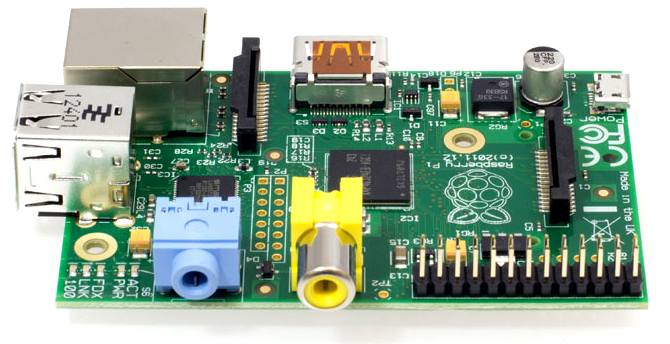 Raspberry PI micro computer board for robotics applications