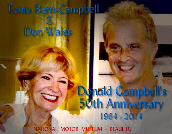 Tonia Bern-Campbell and Don Wales at the 50th Anniversary celebrations, Beaulieu