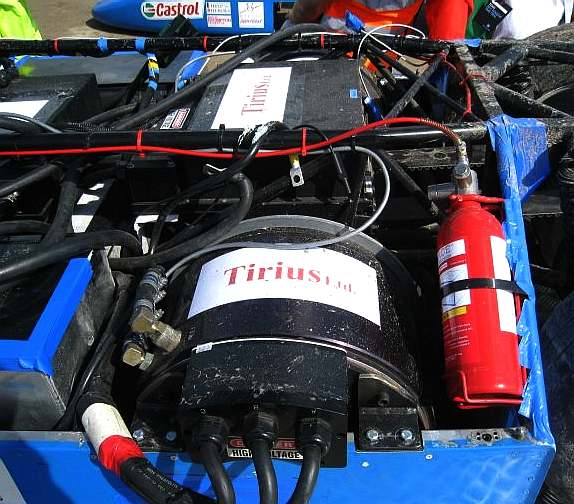 Tirious Limited supplied these electric motors for the Bluebird