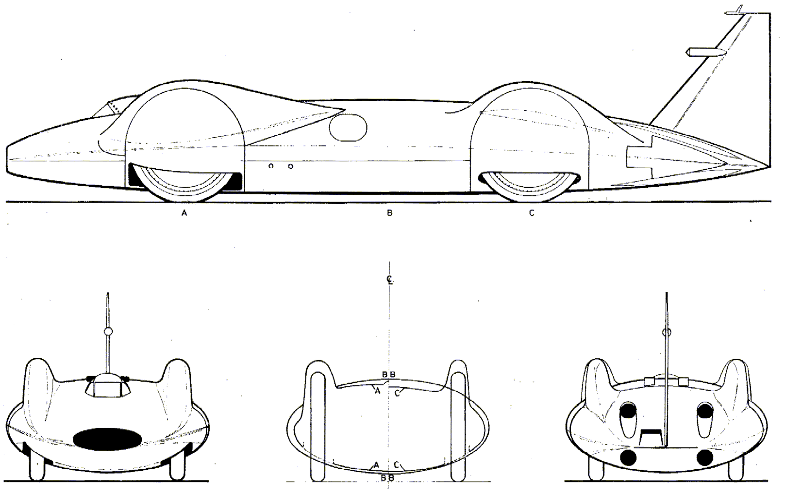 Bluebird CN7 world land speed records 1964, Donald Campbell