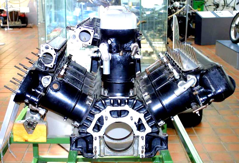 Napier Lion engine as used in Malcolm Campbell's Blue Bird