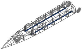 Aussie Invader CAD frame drawing