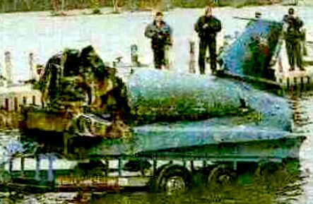 Bluebird K7 wreckage is recovered from the lake