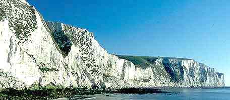 The white cliffs of Dover