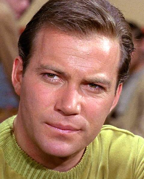 William Shatner as James T Kirk