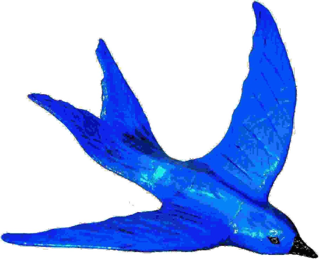 Bluebird trademark legend, blue bird in flight logo