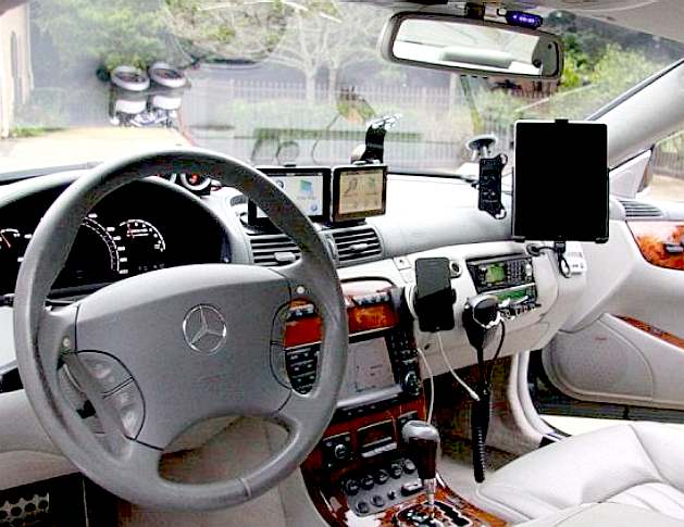 Mercedes CL interior equipment