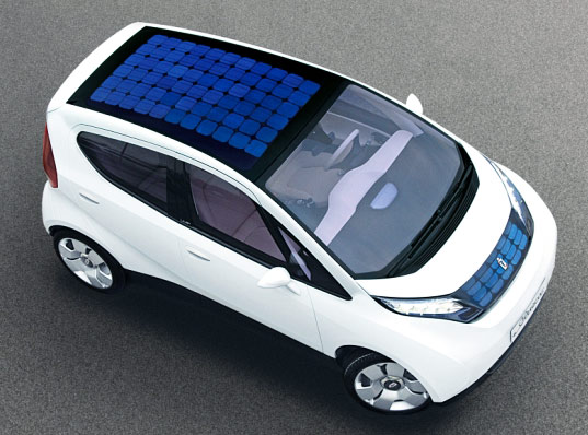 Solar assisted electric car
