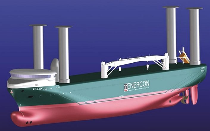 Enercon flettner rotor cargo tanker