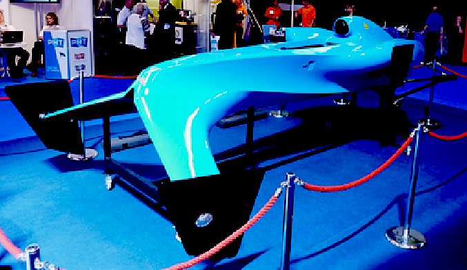 Proposed electric water speed record boat - Bluebird