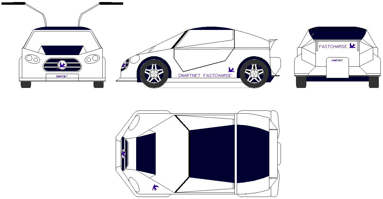 ZERO EMISSION ELECTRIC CARS WITH CARTRIDGE FAST CHARGING