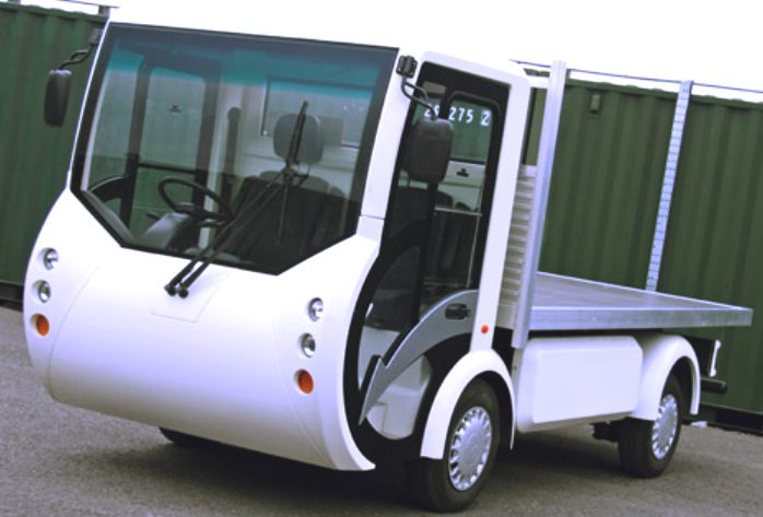 Chinese milk float imports, electric delivery van