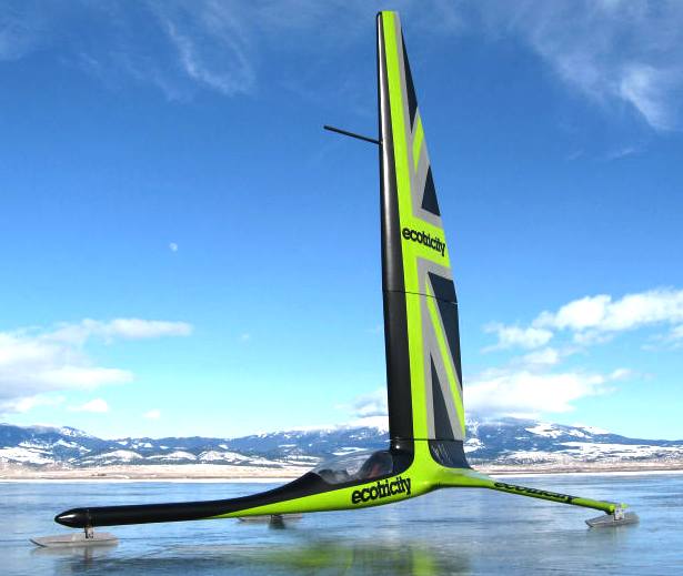 Ecotricity land speed record eco yacht