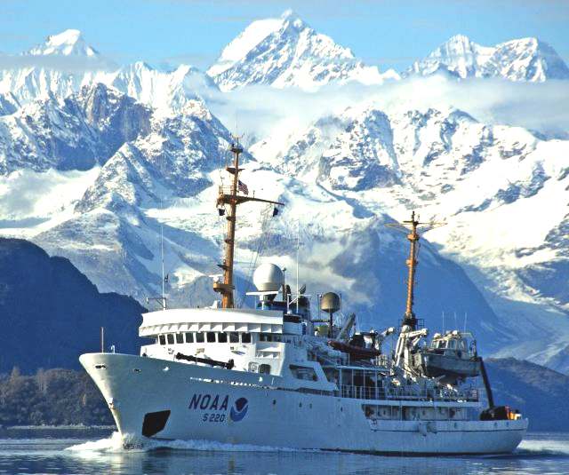 NOAA hydrographic survey vessel