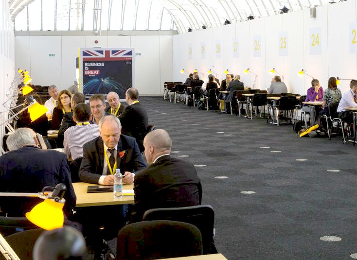 Speed networking at Innovate UK 2014