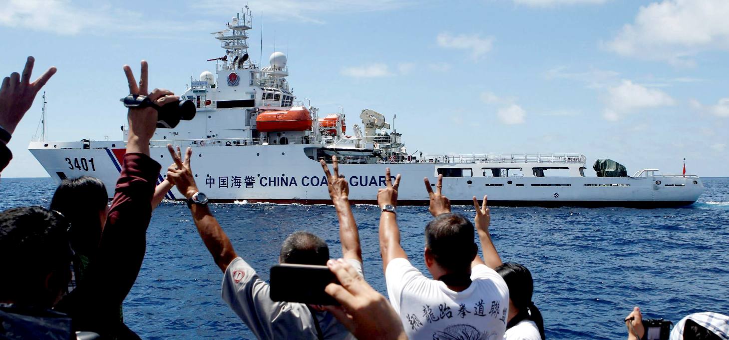 Chinese coast guard cutter patrols