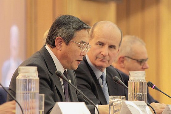 Koji Sekimizu and Jose Maria Figueres