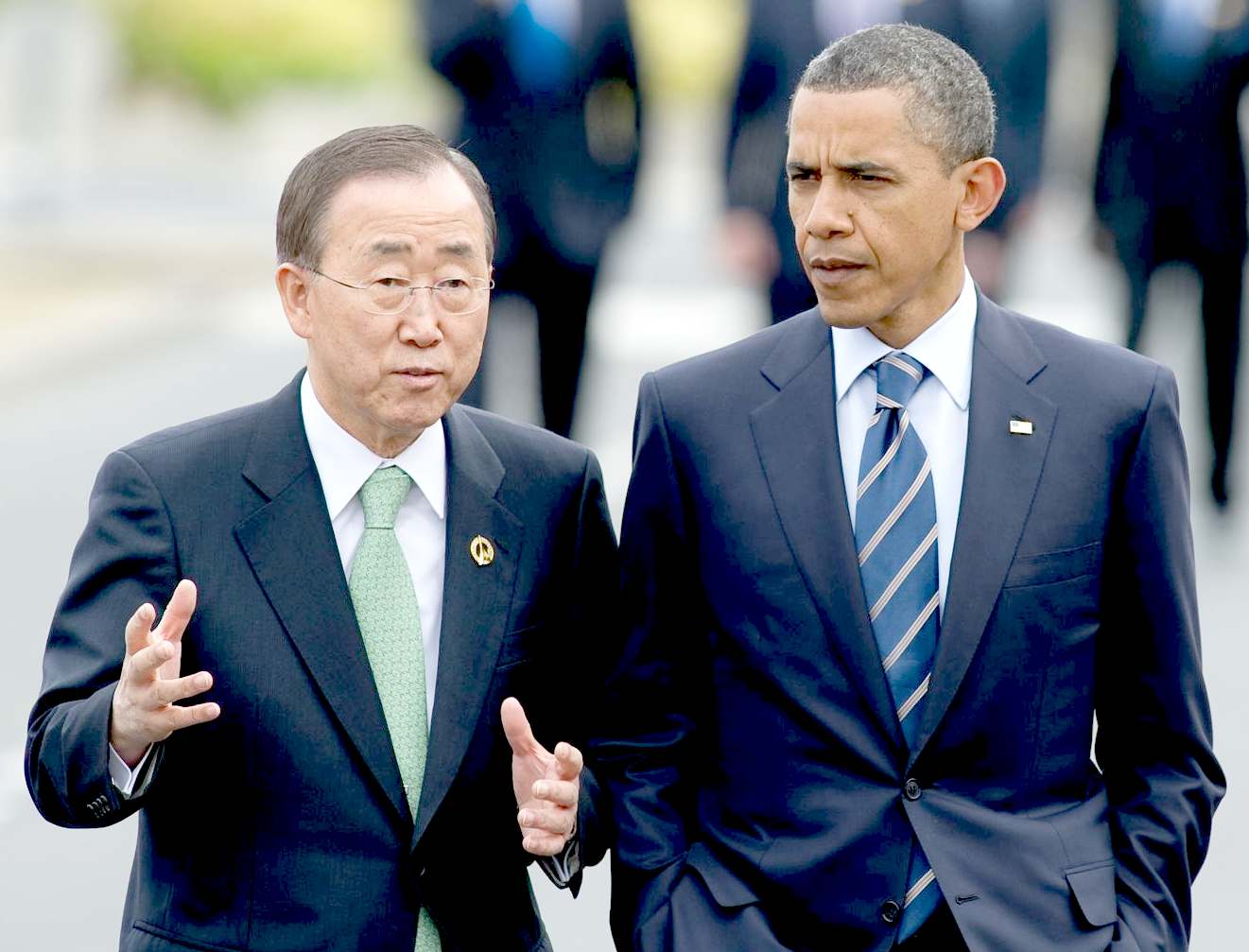 Ban Ki-moon and President Obama