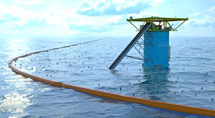 Boyan Slat's ocean cleanup project