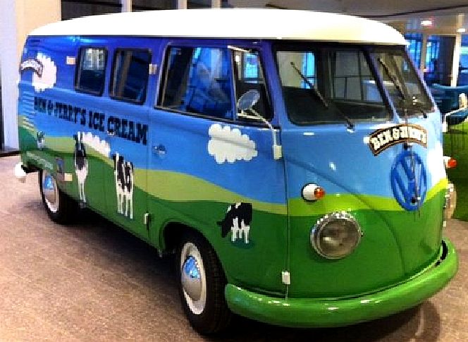 Ben & Jerry's ice cream VW wagon