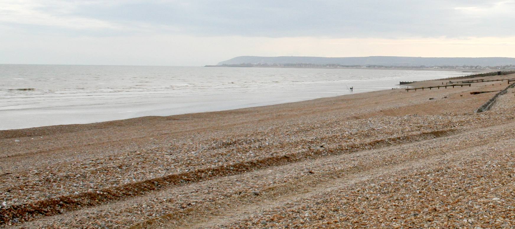 The English Channel, Sussex coastline