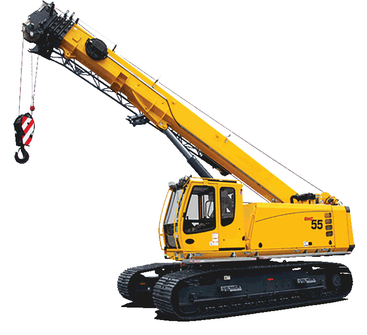 Grove crawler crane with telescopic hoist