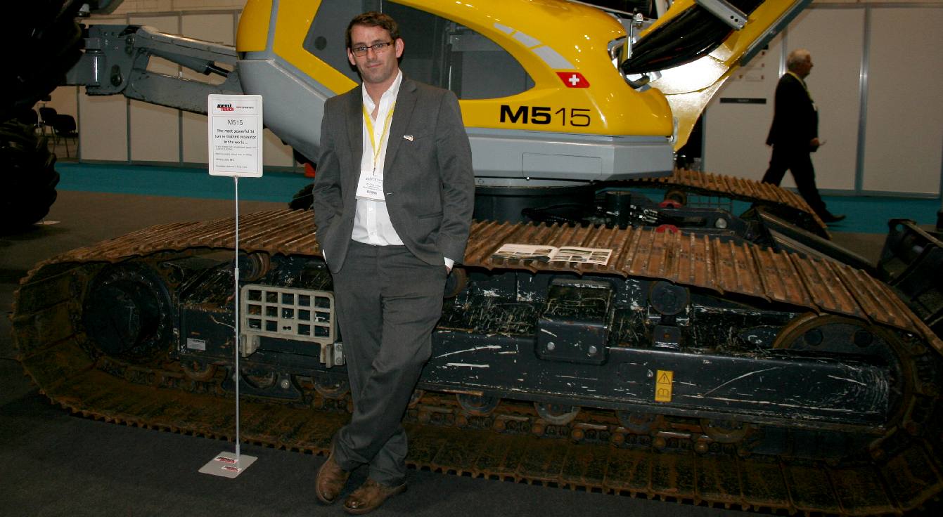 SeaVax project manager Chris Close at the Marine Coastal Expo in London October 2016