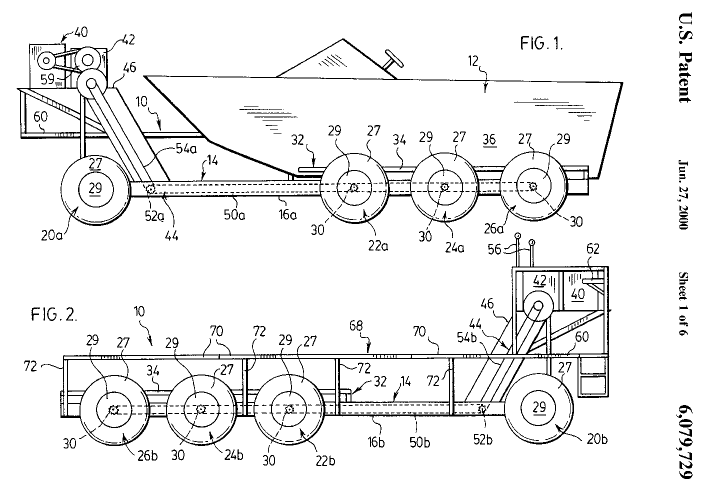 Patents US beach launching and recovery vehicle