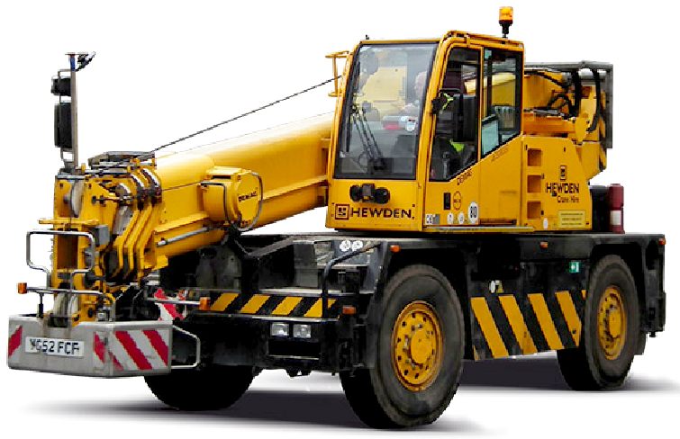 Hewden 30 ton city crane hire