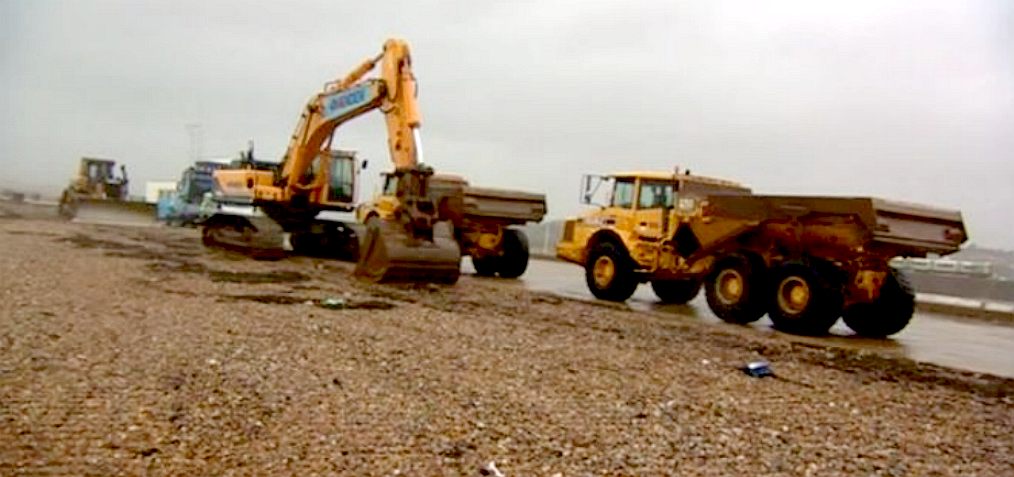 Environment Agency earth moving plant