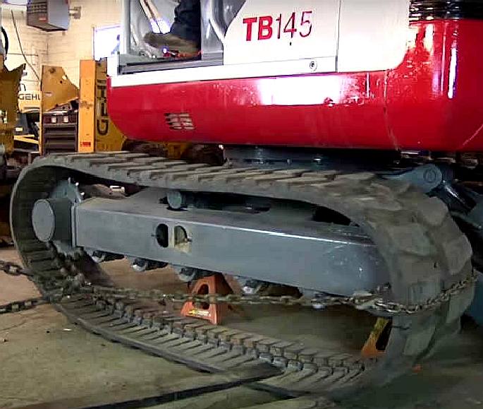 Takeuchi rubber caterpillar tracks