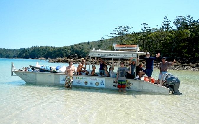 The Eco Barge and Libby Edge