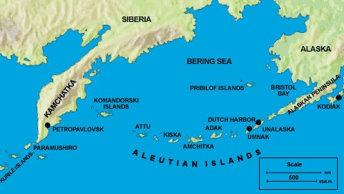 The Bering Sea And Aleutian Islands