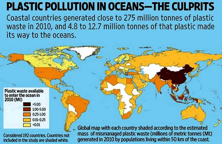 ocean pollution maps