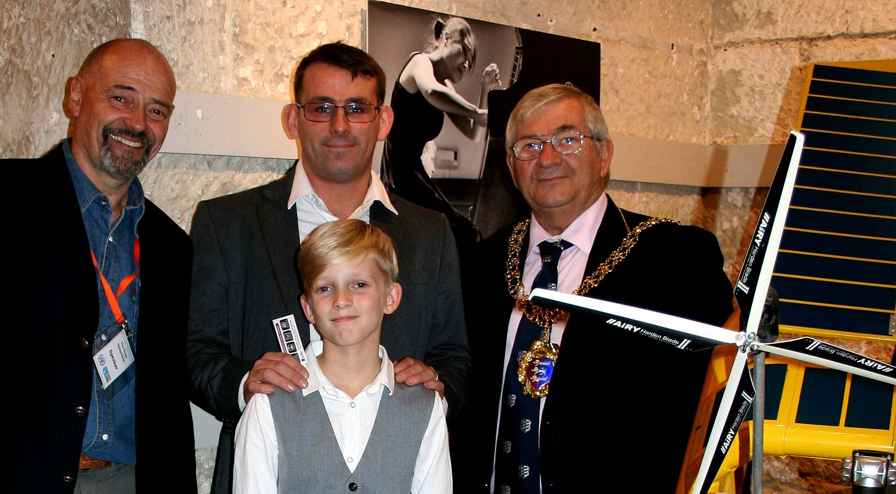 Ryan meets Councillor Nigel Sinden the Mayor of Hastings