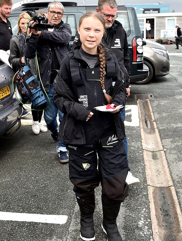 Greta Thunberg, no toilets for two weeks